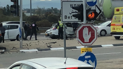 3 اصابات بحادث طرق قرب مدينة الرملة 